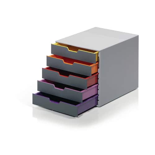 Durable Schubladenbox Varicolor, 5 Schubladen, grau Artikelbild Secondary7 L