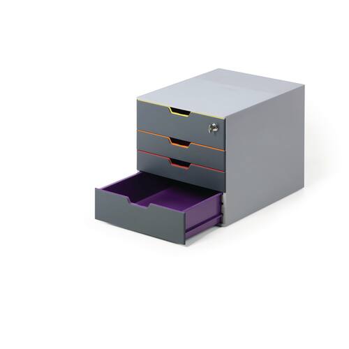 Durable Blankettbox varicolor 4 med lås produktfoto Secondary3 L