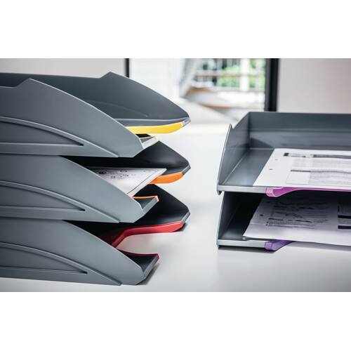 Durable Briefkorbset VARICOLOR®, 5 Fächer, C4, grau, 1 Set Artikelbild Secondary3 L