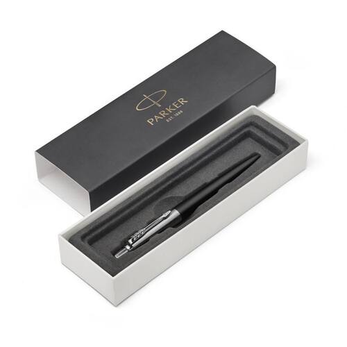 Parker Kugelschreiber JOTTER, schwarz, Druckmechanik, M, Schreibfarbe blau, nachfüllbar, 1 Stück Artikelbild Secondary2 L