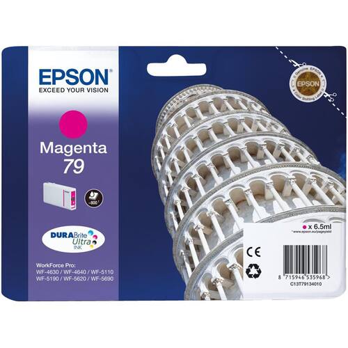 Epson Original Tinte 79 DURABrite™ Ultra, C13T79134010, Tintenpatronen, Tintenkartusche, Magenta, 1 Stück Artikelbild Secondary1 L