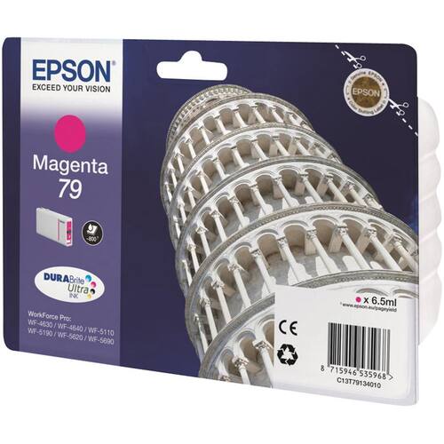Epson Original Tinte 79 DURABrite™ Ultra, C13T79134010, Tintenpatronen, Tintenkartusche, Magenta, 1 Stück Artikelbild