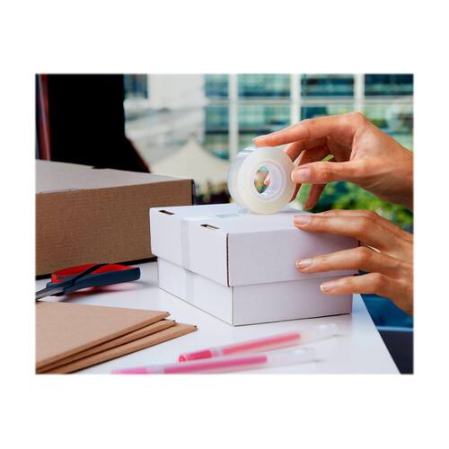 Scotch® Klebeband Crystal 600 SPAR-PACK, 7 + 1 GRATIS, selbstklebend, permanent, 19mmx33m, transparent, 8 Rollen pro Packung Artikelbild Secondary1 L