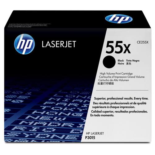 HP Original Toner, HP 55X, CE255X, Schwarz Artikelbild