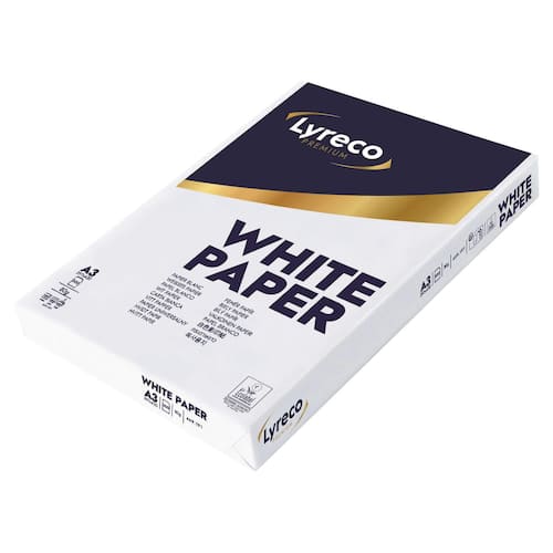 Lyreco PREMIUM Kopierpapier A3, 80g/m², weiß, 500 Blatt, 1 Packung Artikelbild