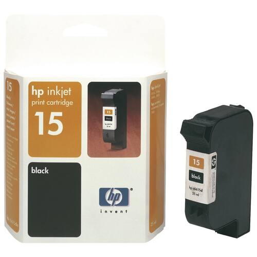 HP Original Tintenpatronen HP 15, C6615DE, Schwarz Artikelbild Secondary2 L
