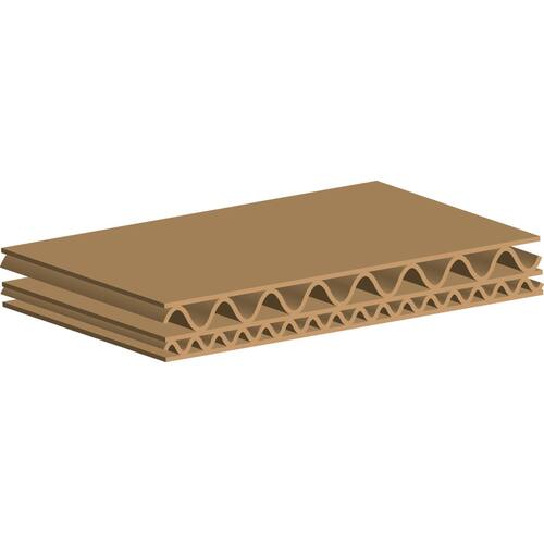 Pressel Faltkarton 2-wellig, braun, Versandkarton, Faltschachtel, 500x400x400mm, 10 Stück Artikelbild Secondary2 L