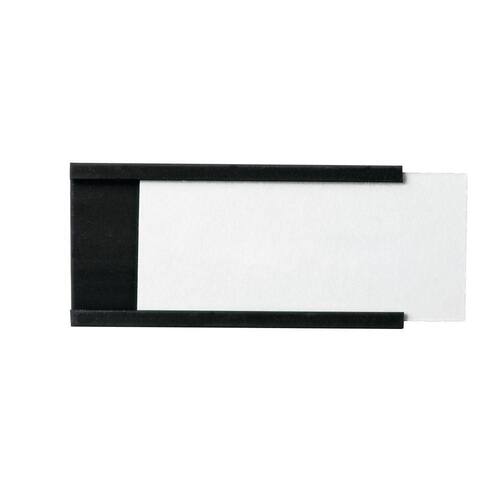 Legamaster Etikettenträger für Planungstafeln, Etikettenhalter, magnetisch, 30x60mm, schwarz, 36 Stück Artikelbild