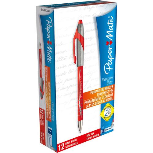 Paper Mate Kugelschreiber Flexgrip Elite, rot, 1,4mm, 1 Stück Artikelbild Secondary1 L
