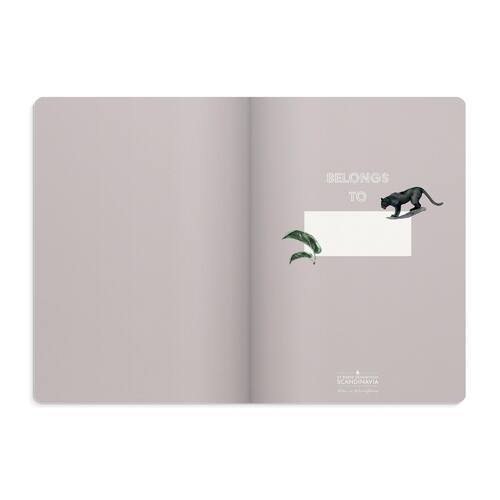 Burde Anteckningsbok Deluxe A5 panther produktfoto Secondary2 L