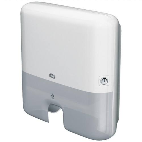 Tork Handtuchspender Interfold, Mini Weiß, 29,5 x 30,2 x 10,1 cm Artikelbild Secondary1 L