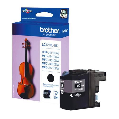 Brother Original Tintenpatrone LC-127XLBK, Schwarz Artikelbild Secondary1 L