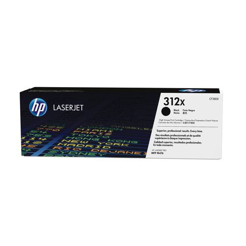 HP Original Toner HP 312X, CF380X, Lasertoner, Tonerkartusche, schwarz, 1 Stück Artikelbild Secondary1 L