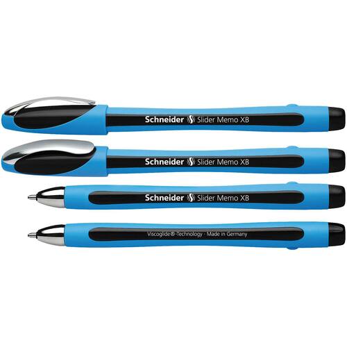 SCHNEIDER Kugelschreiber Slider Memo, XB, schwarz, 1 Stück Artikelbild Secondary1 L