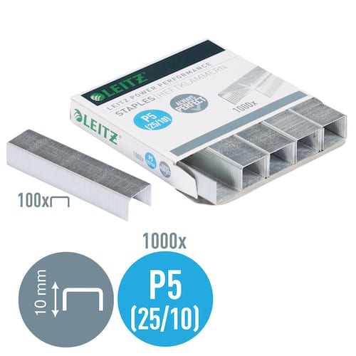 Leitz Heftklammern 25/10, 1.000 Stück Artikelbild Secondary2 L
