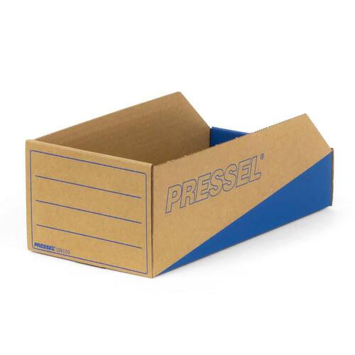 Pressel Lagersichtbox Natur/Blau, 305x150x110mm, 20 Stück (vorher Art.Nr. 915102) Artikelbild Secondary2 L