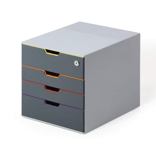Durable Blankettbox Varicolor 4 Safe grå produktfoto