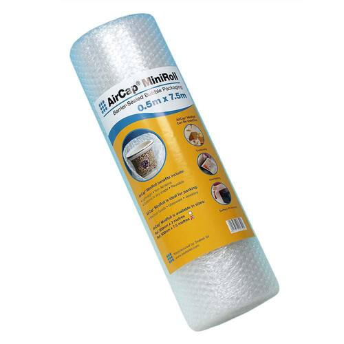 AirCap® Luftpolsterfolie, Polyethylen, kleinnoppig, transparent, 500mmx7,5m, 1 Rolle Artikelbild