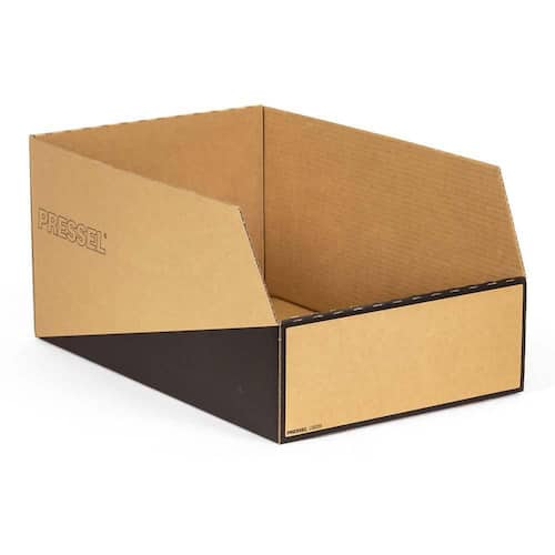 Pressel Lagersichtbox Natur/Schwarz, 500x320x235mm, 20 Stück (vorher Art.Nr. 95032) Artikelbild Secondary1 L