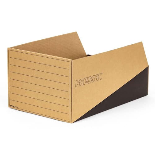Pressel Lagersichtbox Natur/Schwarz, 500x320x235mm, 20 Stück (vorher Art.Nr. 95032) Artikelbild Secondary2 L
