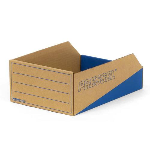 Pressel Lagersichtbox Natur/Blau, 305x200x110mm, 20 Stück (vorher Art.Nr. 920102) Artikelbild Secondary2 L