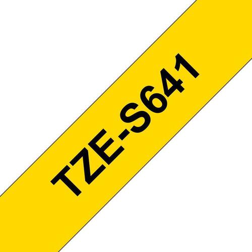 Brother Schriftband TZe-S641 schwarz/gelb laminiert 18mm x 8m, 1 Rolle Artikelbild Secondary2 L