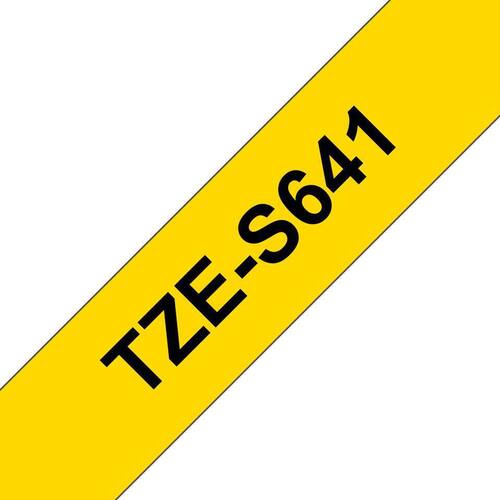 Brother Schriftband TZe-S641 schwarz/gelb laminiert 18mm x 8m, 1 Rolle Artikelbild Secondary2 L