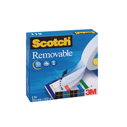 Scotch® Removable Klebeband 19mmx33m Artikelbild Secondary2 L
