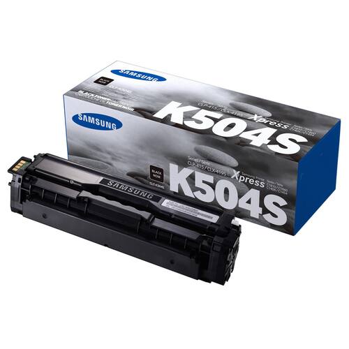 Samsung Original Toner CLT-K504S, Lasertoner, Tonerkartusche, schwarz, 1 Stück Artikelbild