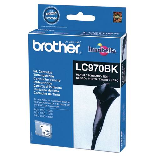 Brother Original Tintenpatrone LC-970BK, Schwarz Artikelbild