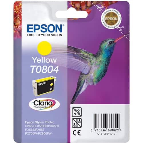 Blekk EPSON T0804 C13T08044011 gul produktbilde