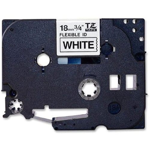 Tape BROTHER TZe-FX241 18mmx8m sort/hvit produktbilde Secondary1 L