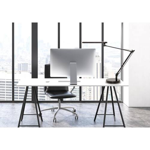 Unilux LED-Schreibtischlampe MAMBO, Tischleuchte, mit Tischfuß, mit Leuchtmittel, 5,6 W, schwarz, 1 Stück Artikelbild Secondary1 L