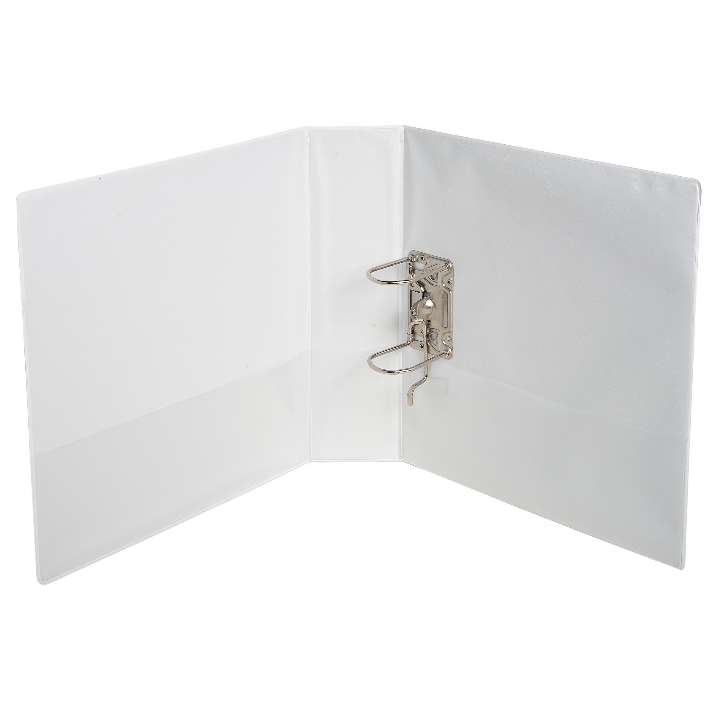 Exacompta Präsentationsordner Kreacover®, PP, Einsteckrückenschild, ohne Griffloch, A4+, 80 mm, 300x320mm, weiss, 1 Stück Artikelbild Secondary1 L
