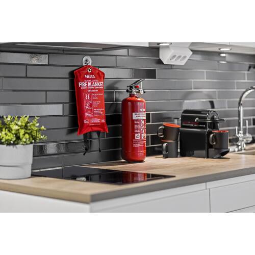 NEXA Brandsläckare pulver 2kg röd 13A 89B C produktfoto Secondary3 L