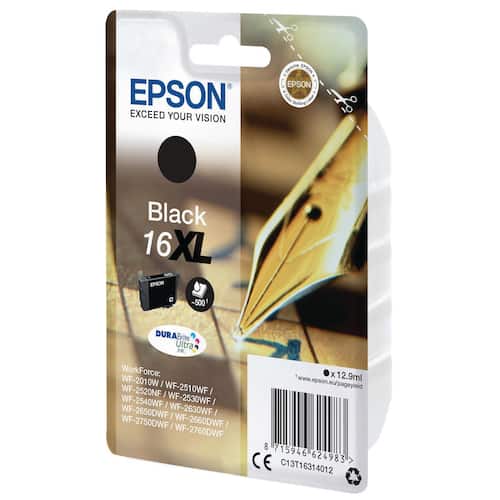 Epson Original Tintenpatrone, 16XL, C13T16314010, schwarz, 500 Seiten Artikelbild Secondary1 L