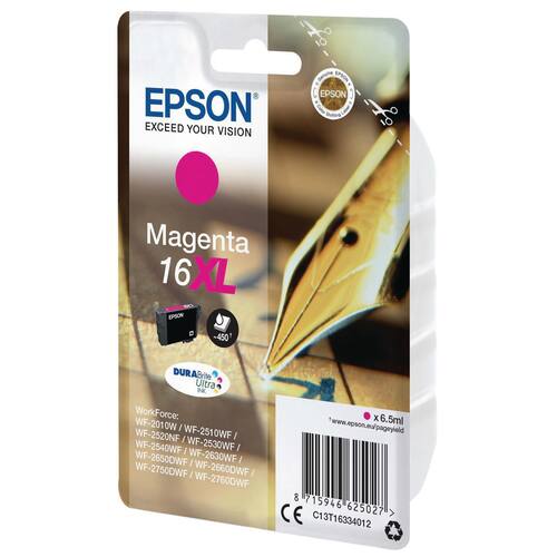 Epson Original Tintenpatrone, 16XL, C13T16334010, magenta, 450 Seiten Artikelbild Secondary1 L