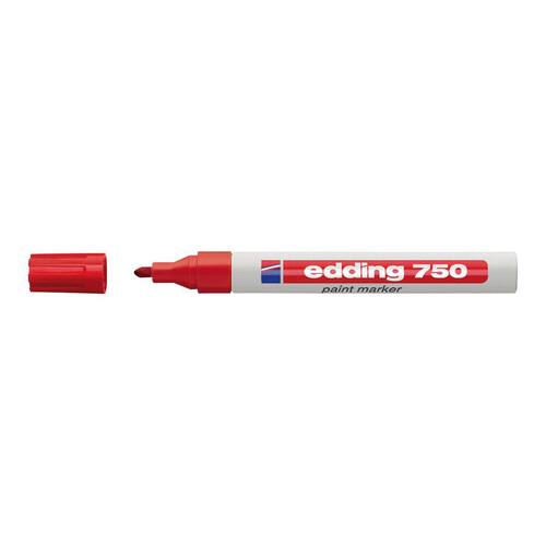 edding Lack-Marker 750, Lackstift, Rundspitze, Rot Artikelbild Secondary1 L