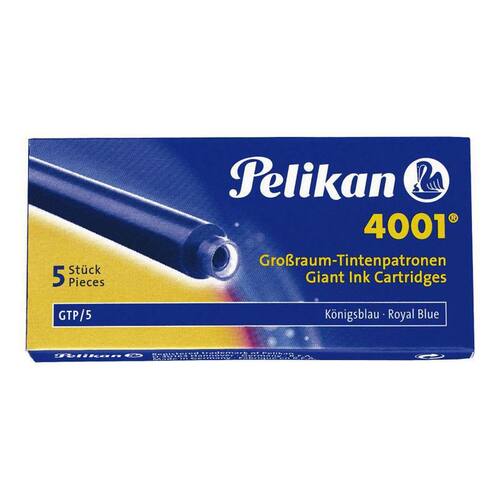 Pelikan Original Tintenpatronen Grossraum GTP/5, königsblau, 5 Stück Artikelbild Secondary1 L