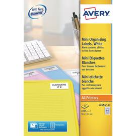 Avery Etiketter 46x11,1mm produktfoto