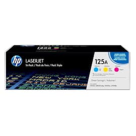 HP Original Toner, HP 125A, CF373AM, CMY, Cyan, Magenta, Gelb Artikelbild