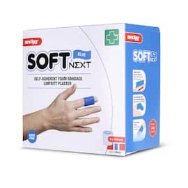 Plaster Soft NEXT 6cmx4,5m Blå produktbilde