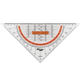 ARISTO Technikerdreieck GEOCollege, Geo-Dreieck, Zeichendreieck, Lineal, 25cm, abnehmbarer Griff, 1 Stück Artikelbild