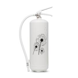 NEXA Brandsläckare 6kg vit 43A 233B C Design line Maskros produktfoto