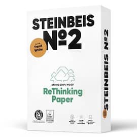ReThinking Paper Steinbeis No.2, RC-Kopierpapier, Druckerpapier, umweltfreundlich, A4, 80g/m², 500 Blatt pro Packung, 5 Packungen Artikelbild