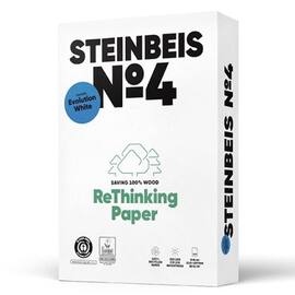 ReThinking Paper Steinbeis No.4, RC-Kopierpapier, Druckerpapier, umweltfreundlich, A4, 80g/m², 500 Blatt pro Packung, 5 Packungen Artikelbild