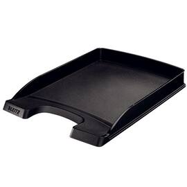 Leitz Briefkorb Plus flach 5237, Ablagekorb, A4, Schwarz, 1 Stück Artikelbild