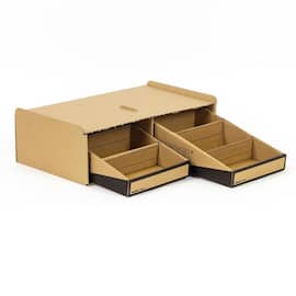 Pressel Kleinteile-Magazin Braun/Schwarz, 20x Boxen mit 3 Fächern + 10x Korpus Artikelbild