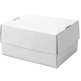 Pressel Stülpdeckel-Karton,335x231x44-80mm, Weiß, 25 Stück Artikelbild