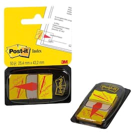 Post-it® Index-Haftstreifen 680-31 Unterschrift, gelb, 25,4x43,2 mm Artikelbild
